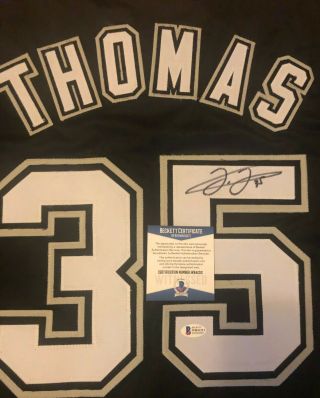 Frank Thomas Signed Custom Chicago White Sox Jersey W/beckett