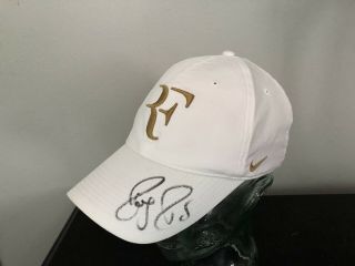 Roger Federer Signed Autograph Nike Baseball Hat Cap Tennis