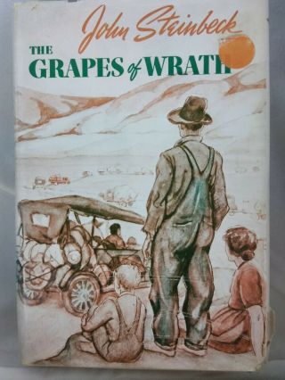 John Steinbeck The Grapes Of Wrath 1939 1st Edition,  16th Printing 1963