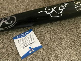 St.  Louis Cardinals Mark McGwire Signed Rawlings Big Stick Bat BAS Autograph 2