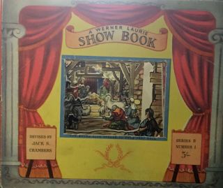 A Werner Laurie Christmas Crib Scene Show Book/ The Show Book Theatre.  Very Rare 3