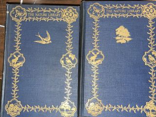 The Nature Library 1926 Hc 6 Volume Book Set Doubleday Illustrated Color Plates