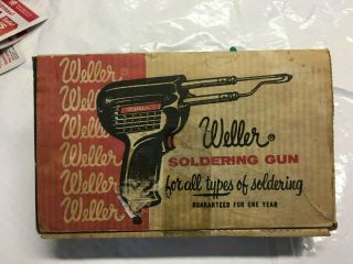 Vintage Weller Soldering Gun Model D550 240/325 Watts W/original Box