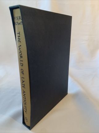 Folio Society The World Of Late Antiquity By Peter Brown W/slipcase Nr Az