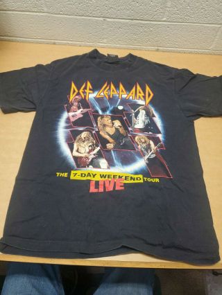 Vintage 1992 1993 Def Leppard Concert Tour Shirt