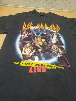 Vintage 1992 1993 Def Leppard Concert Tour Shirt 2