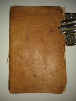 Rare Handwritten Diary - England - Carpenter - Laborer - Logging - Lumber - Butcher - 1850