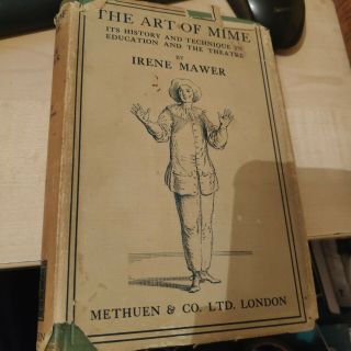 Irene Mawer Art Of Mime,  The Dance Of Words Signed With Als Signed Letter 1925