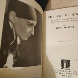 Irene Mawer Art of Mime,  The Dance of Words Signed with ALS Signed Letter 1925 2