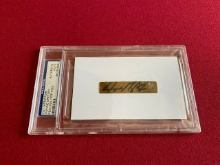 Wayne Gretzky,  " Autograph " (psa / Dna) Encapsulated Gold Plate (scarce)