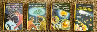 4 Tom Swift,  Jr.  Books - Pc 