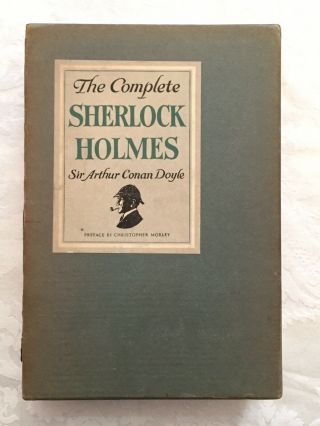 The Complete Sherlock Holmes,  2 Volumes,  Sir Arthur Conan Doyle,  1953,  Box,  Djs