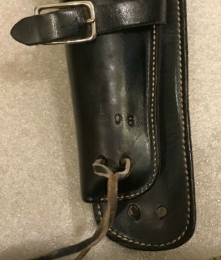 Vintage George Lawrence Portland Oregon Leather Holster And Belt 508 79D 44 M 2