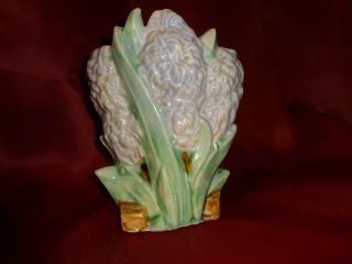 Vintage Mccoy Pottery Hyacinth Blue Planter Vase