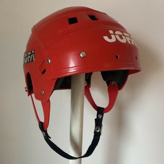 JOFA hockey helmet 24651 vintage classic red senior size okey 2