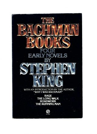 The Bachman Books Stephen King Includes Rage First Plume Ed.  Ex.  Cond