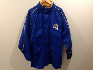 Los Angeles Rams Vintage 90s Puma Blue Stadium Jacket Size M