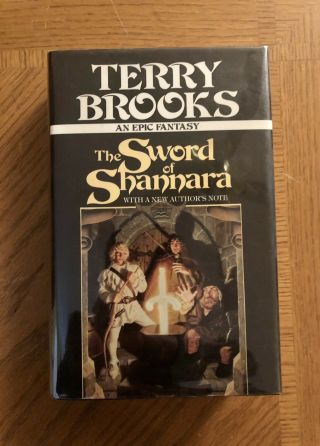 The Sword Of Shannara Terry Brooks 1991 Hardcover Signed