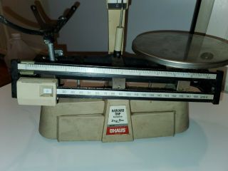 Ohaus Harvard Trip Balance Mechanical Beam Scale 2kg/5lb Vintage