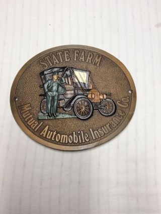 Vintage Plaque State Farm Mutual Automobile Insurance Co.  Anniversary 1922 - 1982