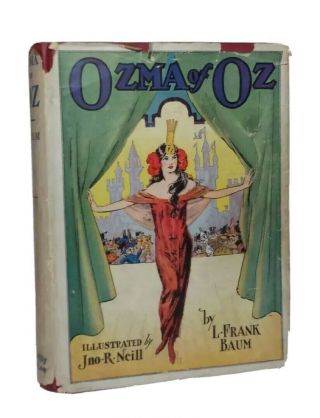 Ozma Of Oz By L.  Frank Baum Illustrated Reilly & Lee Chicago Hardcover Dj 1939.