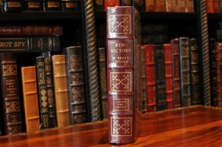 Easton Press Red Victory By W.  Bruce Lincoln Signed First Edition And