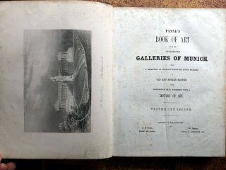 1849 Payne ' s Book of Art Galleries of Munich - Vol 2 - 57 Engraved Plates 2