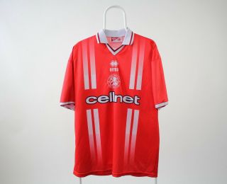 1998/99 Middlesbrough Vintage Errea Home Football Shirt Size M
