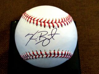 Kris Bryant 2016 N.  L.  Wsc Chicago Cubs 2015 Roy Signed Auto Oml Baseball Jsa