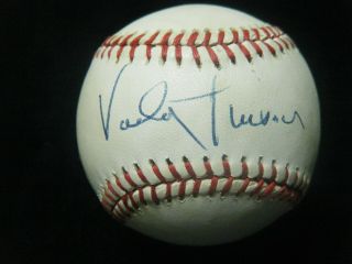 Vada Pinson (d - 1995) 4x All Star & Gg Cincinnati Reds Signed Nl Feeney Baseball