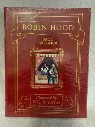Easton Press Robin Hood By Paul Creswick Illustrated Wyeth Leather