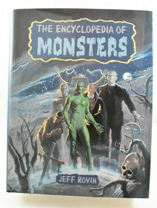 Encyclopedia Of Monsters Jeff Rovin Hardcover Facts On File 1989