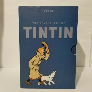 Adventures Of Tintin Deluxe Special Edition Box Set 7 Books Plus Bonus Book