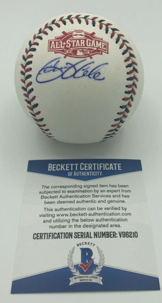 Gerrit Cole 2015 All Star Signed Rawlings Official Mlb Baseball Beckett Bas