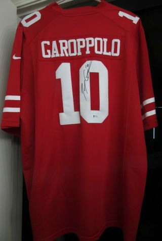 Jimmy Garoppolo Autographed San Francisco 49ers Nike Football Jersey - Bas