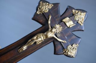⭐antique / vintage crucifix,  religious wall cross ⭐ 2