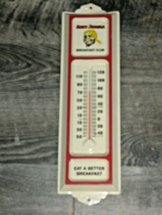 Vintage Aunt Jemima Breakfast Club Thermometer.  (5106)