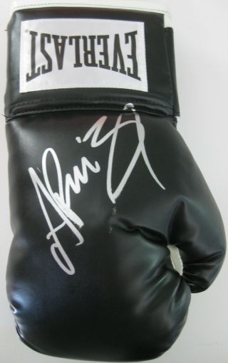 Andy Ruiz Jr Boxing Champion,  signed autographed boxing glove/ exact proof 2
