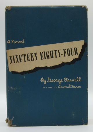 Nineteen Eighty - Four 1984 - George Orwell - First Edition Early Printing Hc/dj