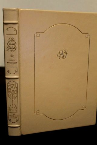 Franklin Library The Great Gatsby / F Scott Fitzgerald 1974 Full Leather