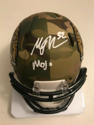 Maurice Jones - Drew Signed Jacksonville Jaguars Mini Helmet With Jsa