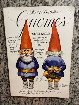 Gnomes By Wil Huygen And Rien Poortvliet 1979 Paperback Vintage Book