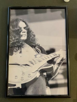 Gary Rossington Lynyrd Skynyrd Vintage Poster 21x32 In Black Frame