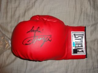 Joe Frazier Autographed Signed Everlast Boxing Glove Steiner