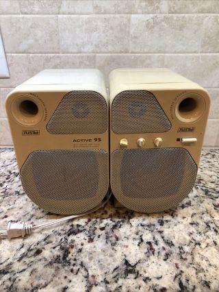 Juster Active 95 Multimedia Speakers With Integrated Amplifier - Vintage