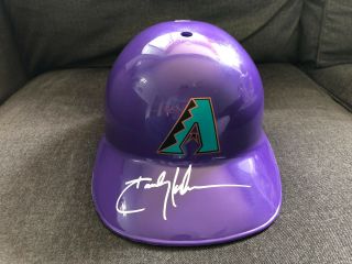 Sweet Randy Johnson Signed / Autographed Helmet Arizona Diamondbacks