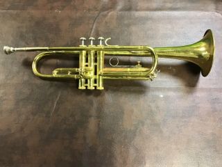 Vintage Vincent Bach Bundy Selmer Trumpet Case & 7c Mouthpiece Usa