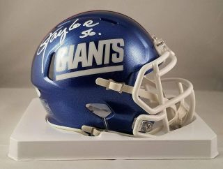 Lawrence Taylor Autographed Signed Mini Helmet York Giants Jsa
