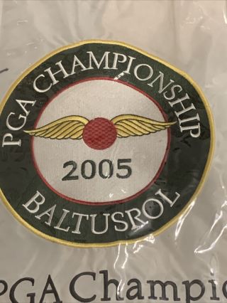 Signed 2005 PGA Championship flag Baltusrol phil mickelson 2005 87th PGA FLAG 3