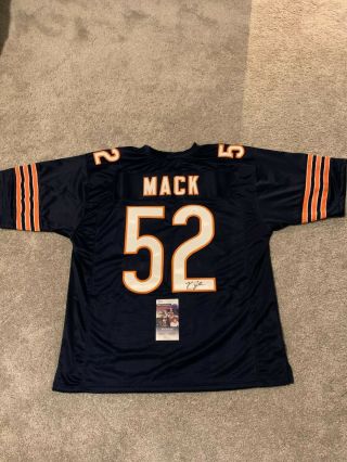 Khalil Mack Chicago Bears Autographed Jersey (jsa Witnessed)